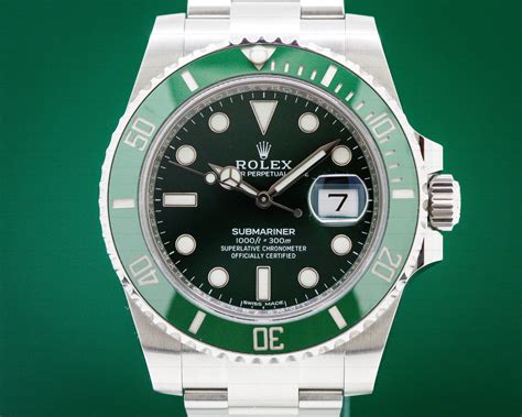 reloj rolex submariner verde precio